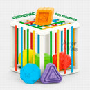 Brinquedo Educativo para Bebê Cubo Entrelaçado - Amor & Mãe