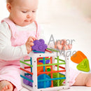 Brinquedo Educativo para Bebê Cubo Entrelaçado - Amor & Mãe