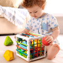 Brinquedo Educativo para Bebê Cubo Entrelaçado - Amor & Mãe