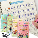 Caderno de Caligrafia Mágico Reutilizável - Kit C/ 4 - Amor & Mãe