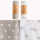 Cueiro Bebê Flanelado Kit 2 Peças Eco 100% Algodão KangooBaby - Amor & Mãe