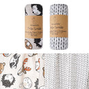 Cueiro Bebê Flanelado Kit 2 Peças Eco 100% Algodão KangooBaby - Amor & Mãe