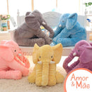 Elefante de Pelúcia para Bebê Antialérgico Grande Pequeno 40/60/80CM - Amor & Mãe
