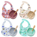 Kit Alimentação Bebê Silicone 3 Peças - Amor & Mãe