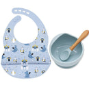 Kit Alimentação Bebê Silicone 3 Peças - Amor & Mãe