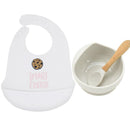 Kit Alimentação Bebê Silicone 3 Peças - Amor & Mãe