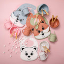 Kit Alimentação Bebê Silicone Com Ventosa - Amor & Mãe