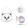 Kit Alimentação Bebê Silicone Com Ventosa - Amor & Mãe
