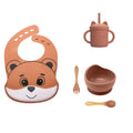 Kit Alimentação Bebê Silicone Com Ventosa - Amor & Mãe
