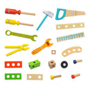 Kit Caixa de Ferramentas Infantil Madeira - Amor & Mãe
