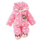 Macacão Bebê Inverno com Capuz Bichinhos Masculino Feminino Promoção