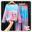 Pijama Infantil Inverno Frozen Manga Longa